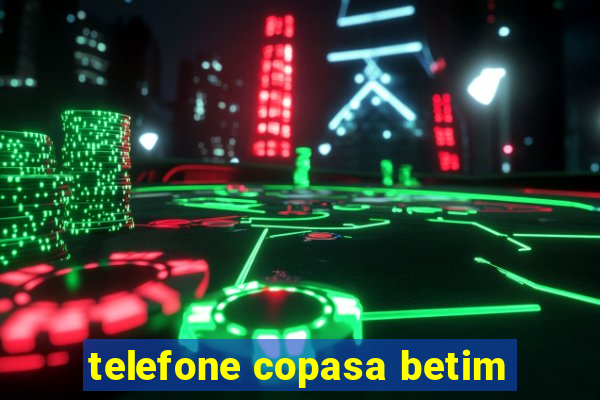 telefone copasa betim